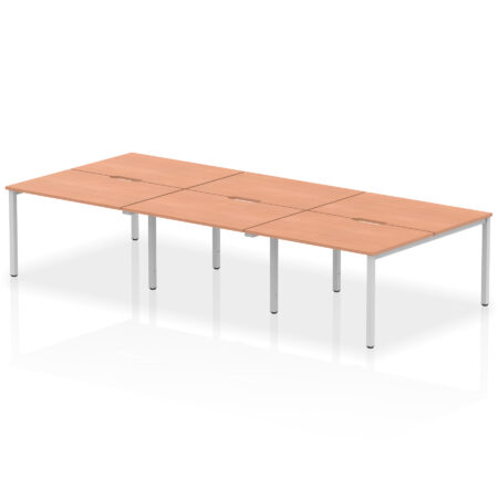 Core Plus B2B Bench Desk - 6 Person