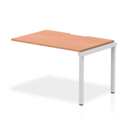 Core Plus Single Row Bench Desk Extension Kit