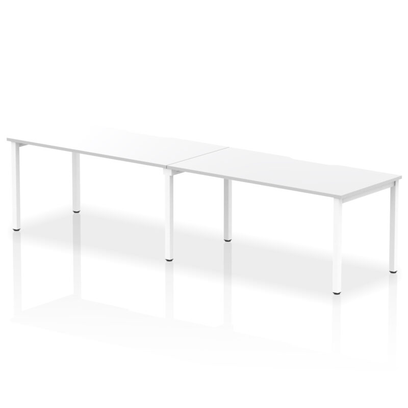 Core Plus Single Row Bench Desk - 2 Person - Image 36
