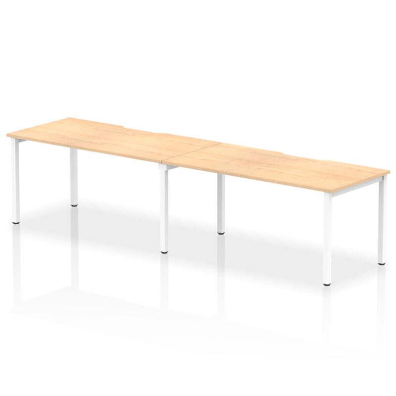 Core Plus Single Row Bench Desk - 2 Person - Image 30