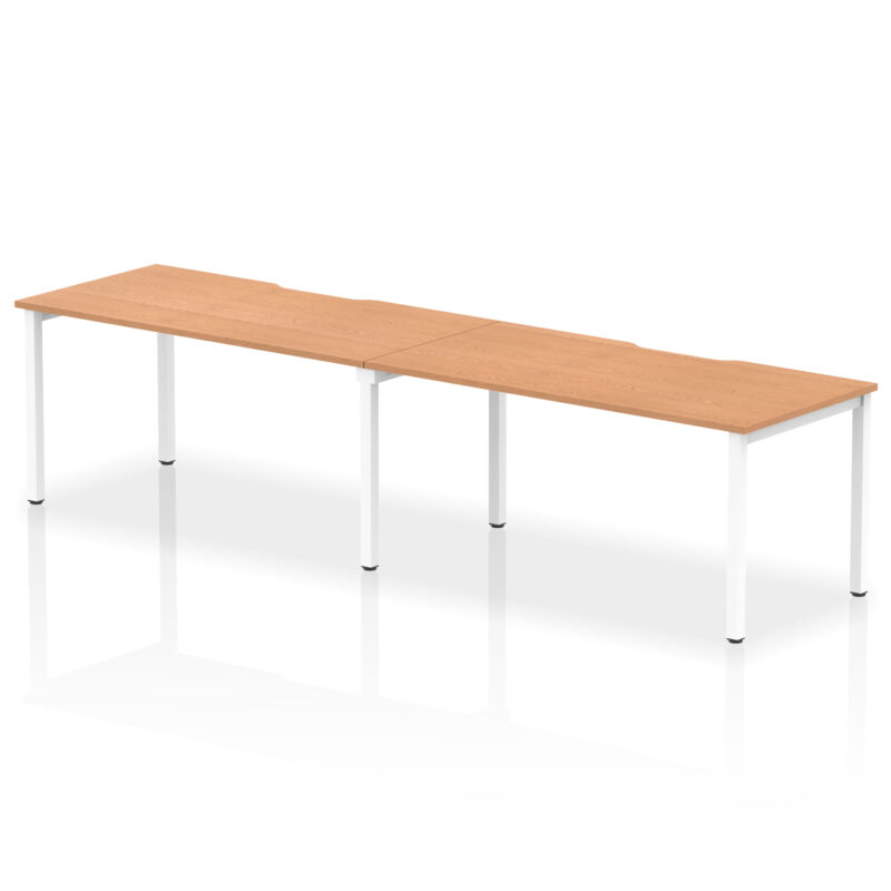 Core Plus Single Row Bench Desk - 2 Person - Image 32