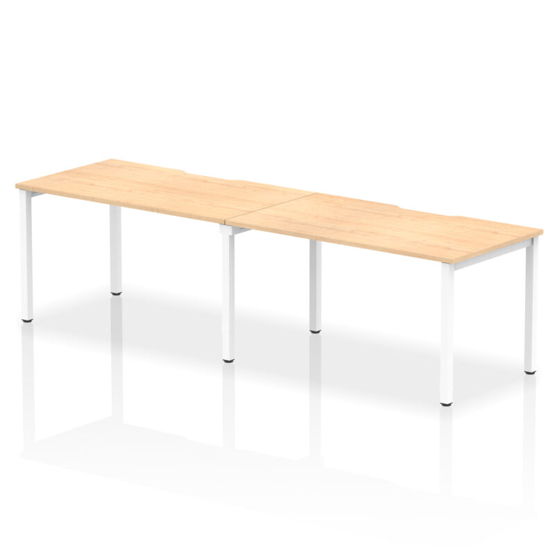 Core Plus Single Row Bench Desk - 2 Person - Image 18
