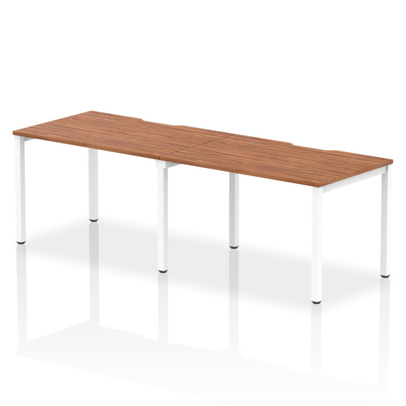 Core Plus Single Row Bench Desk - 2 Person - Image 10