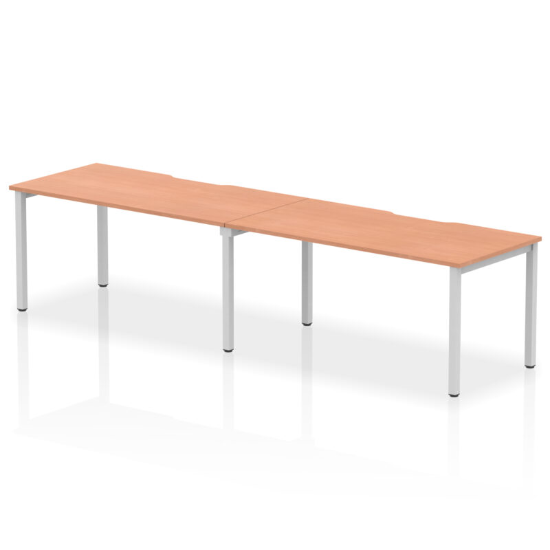 Core Plus Single Row Bench Desk - 2 Person - Image 25
