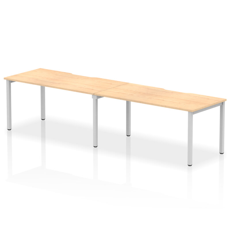 Core Plus Single Row Bench Desk - 2 Person - Image 29