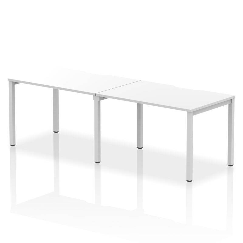 Core Plus Single Row Bench Desk - 2 Person - Image 11