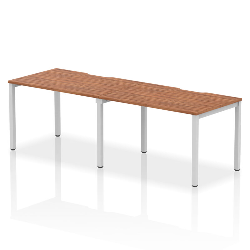 Core Plus Single Row Bench Desk - 2 Person - Image 9