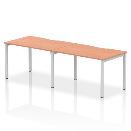 Core Plus Single Row Bench Desk - 2 Person