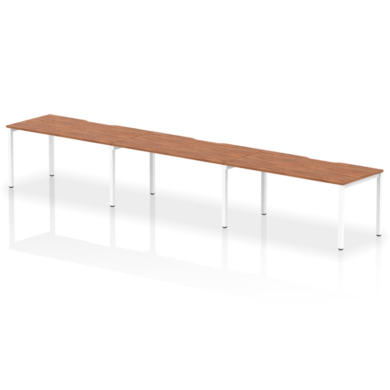 Core Plus Single Row Bench Desk - 3 Person - Image 34
