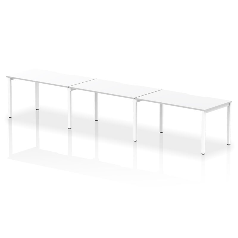 Core Plus Single Row Bench Desk - 3 Person - Image 24