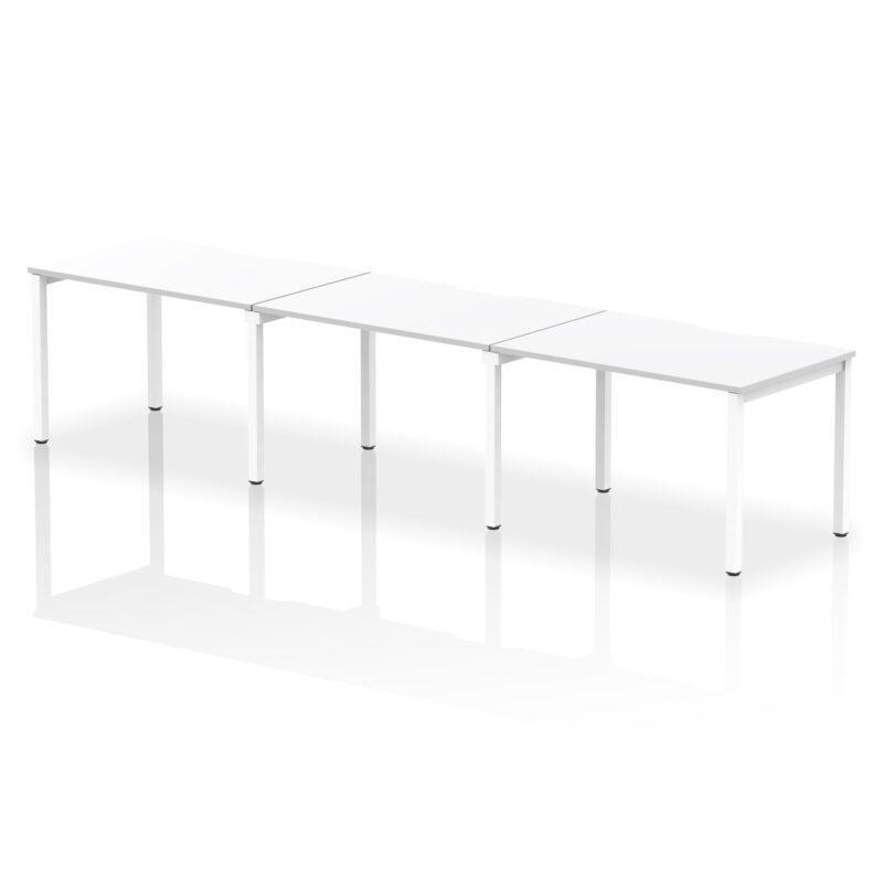 Core Plus Single Row Bench Desk - 3 Person - Image 12