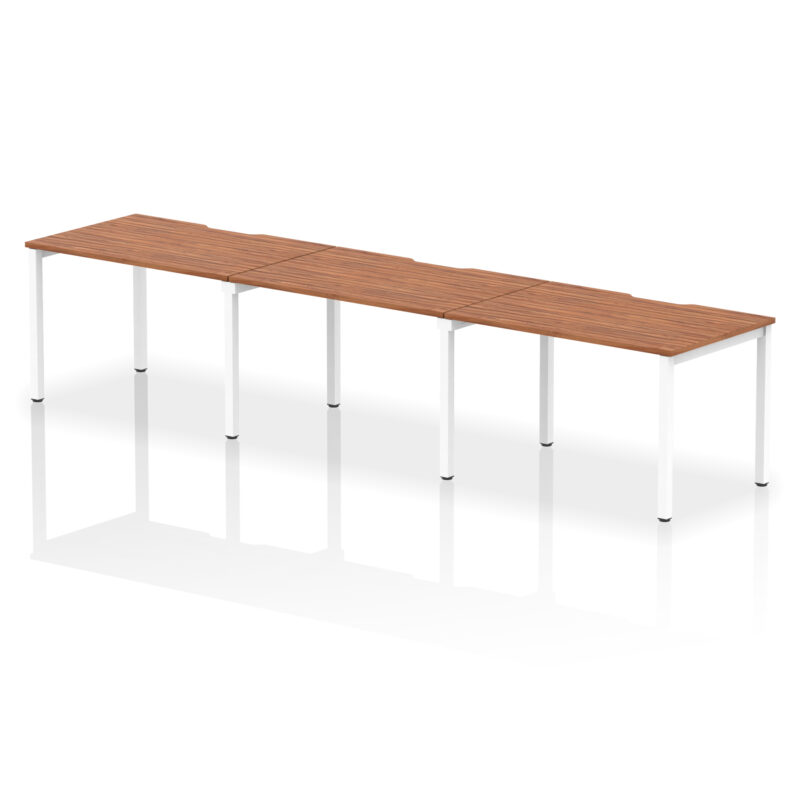 Core Plus Single Row Bench Desk - 3 Person - Image 10