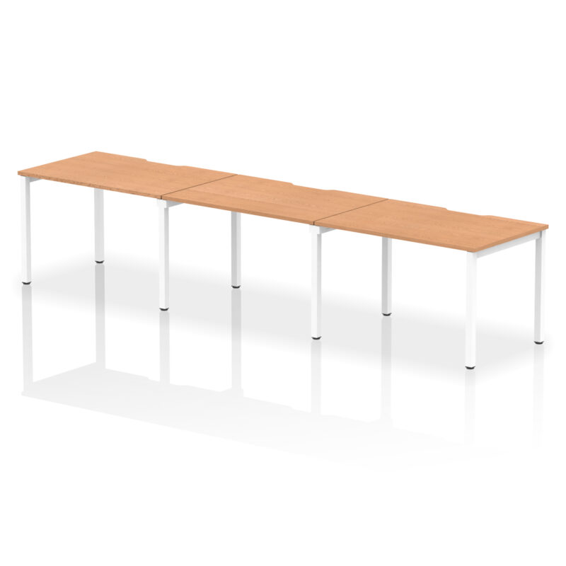 Core Plus Single Row Bench Desk - 3 Person - Image 8