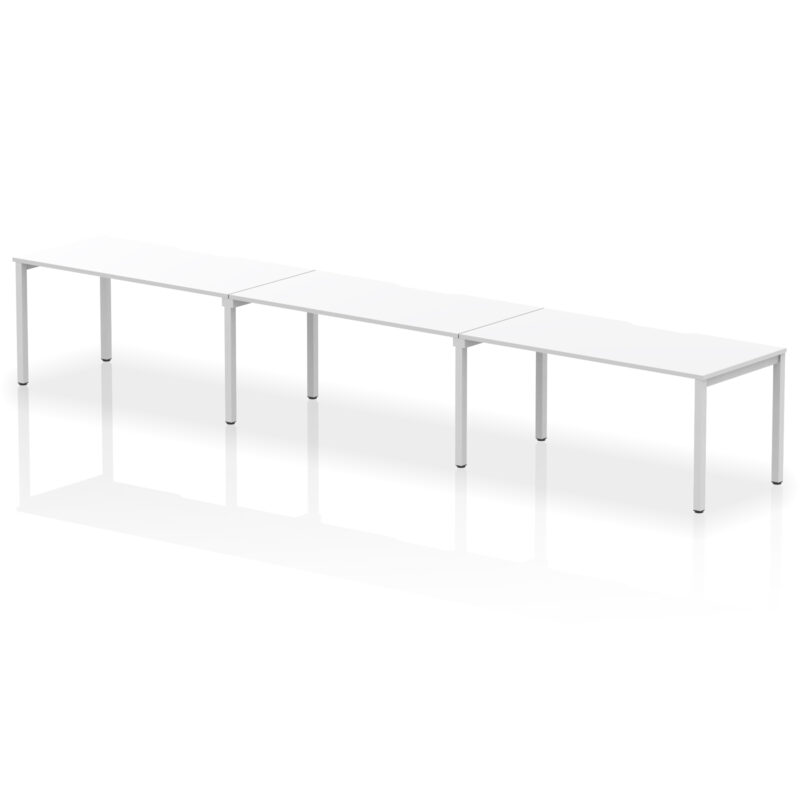 Core Plus Single Row Bench Desk - 3 Person - Image 35