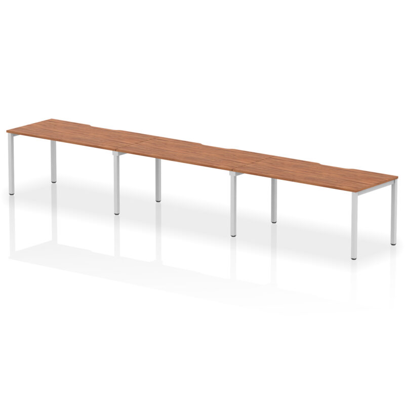 Core Plus Single Row Bench Desk - 3 Person - Image 33