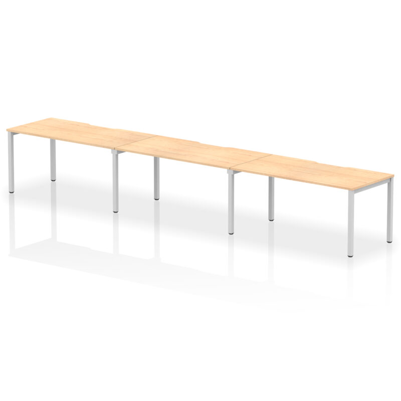 Core Plus Single Row Bench Desk - 3 Person - Image 29