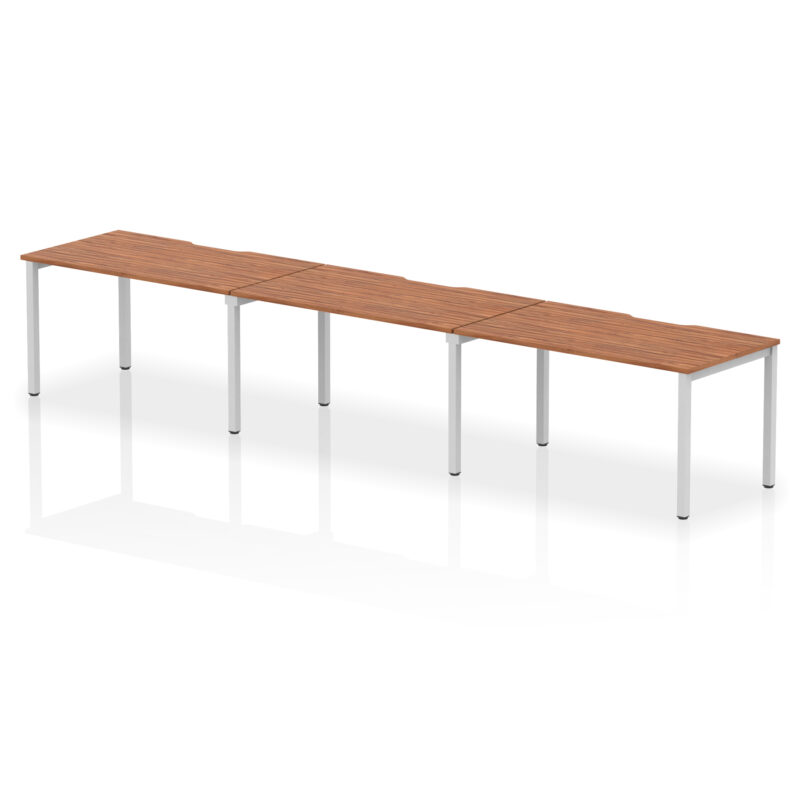Core Plus Single Row Bench Desk - 3 Person - Image 21