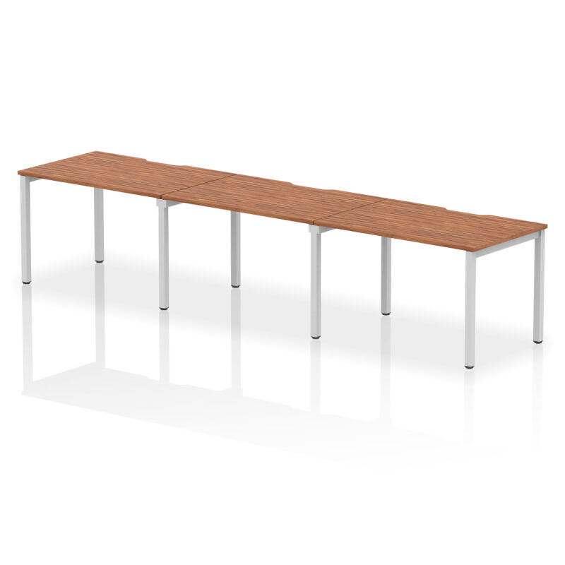 Core Plus Single Row Bench Desk - 3 Person - Image 9