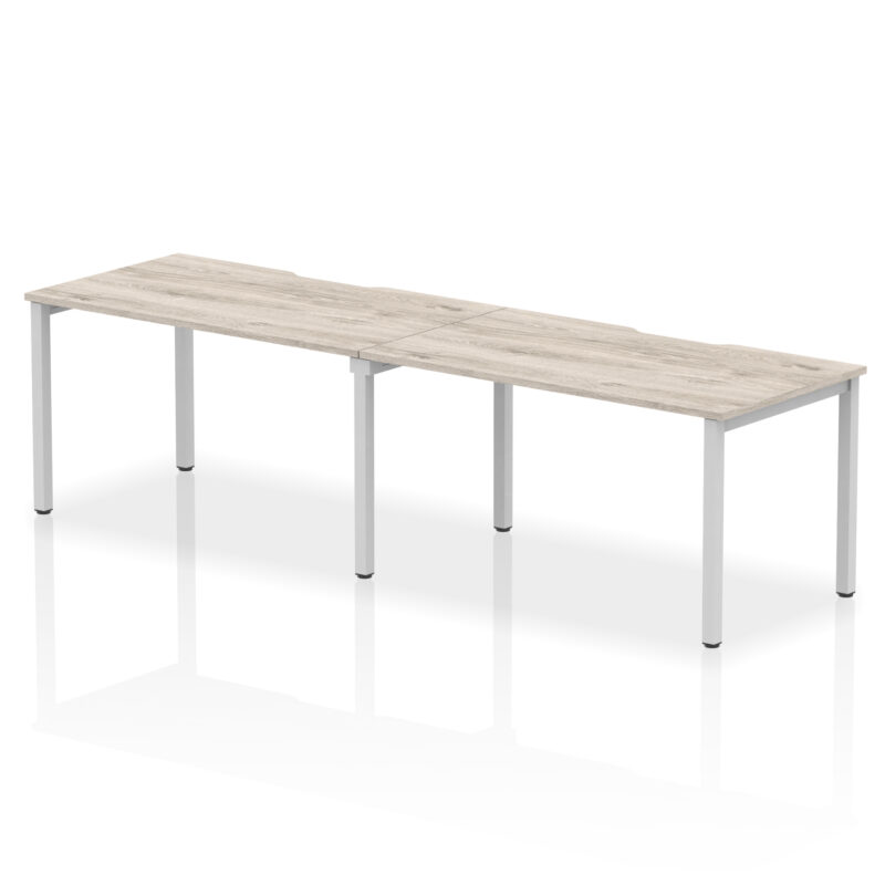 Core Plus Single Row Bench Desk - 2 Person - Image 15