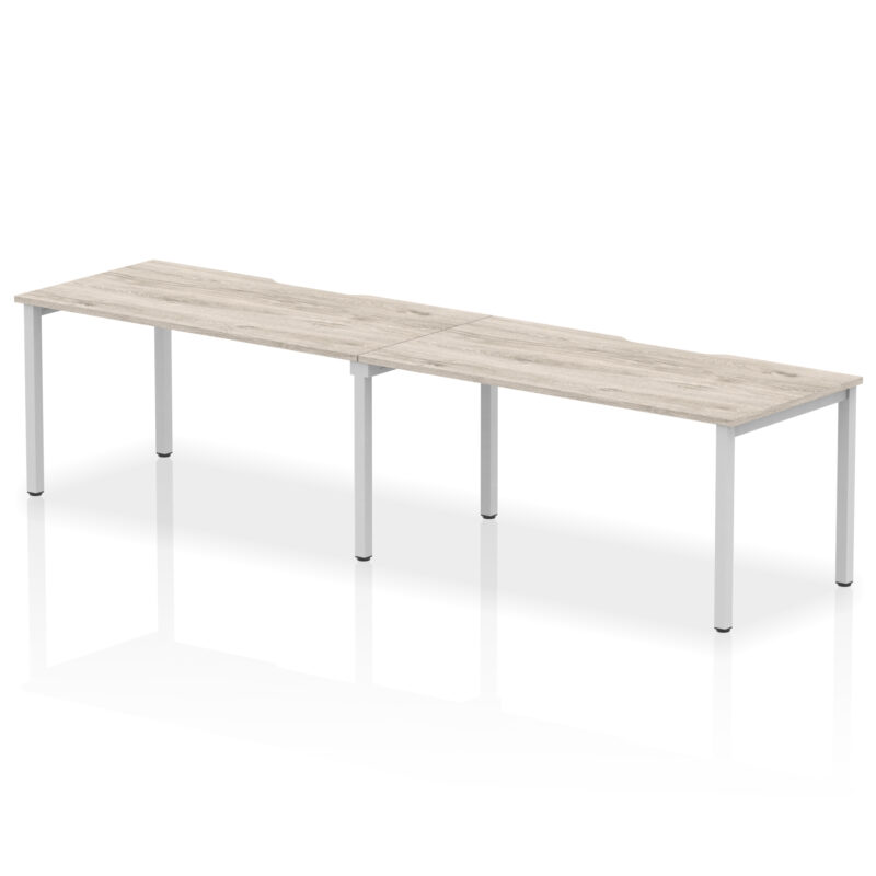 Core Plus Single Row Bench Desk - 2 Person - Image 27