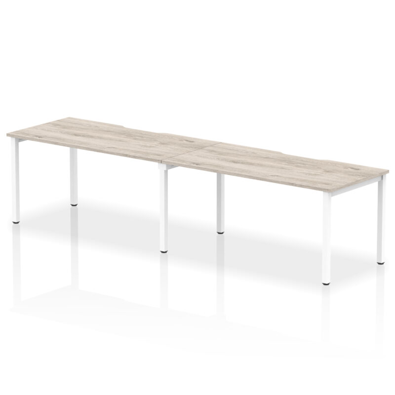 Core Plus Single Row Bench Desk - 2 Person - Image 28
