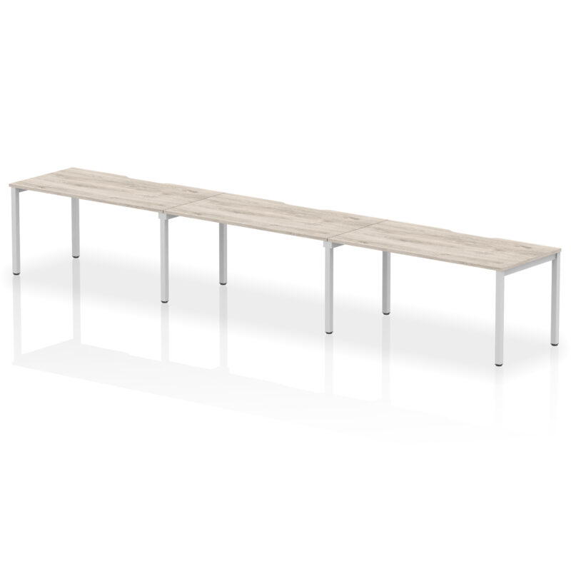 Core Plus Single Row Bench Desk - 3 Person - Image 27