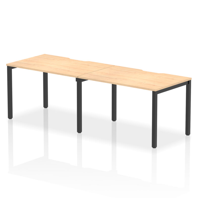 Core Plus Single Row Bench Desk - 2 Person - Image 39
