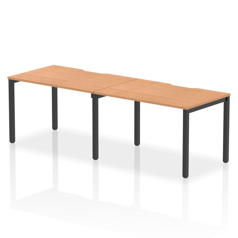Core Plus Single Row Bench Desk - 2 Person - Image 40
