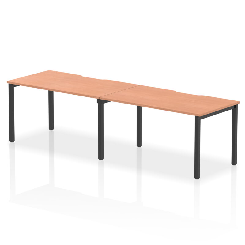 Core Plus Single Row Bench Desk - 2 Person - Image 43