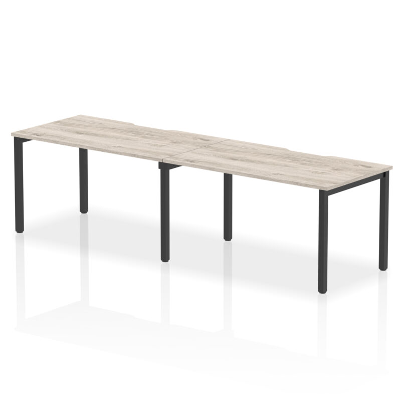 Core Plus Single Row Bench Desk - 2 Person - Image 44