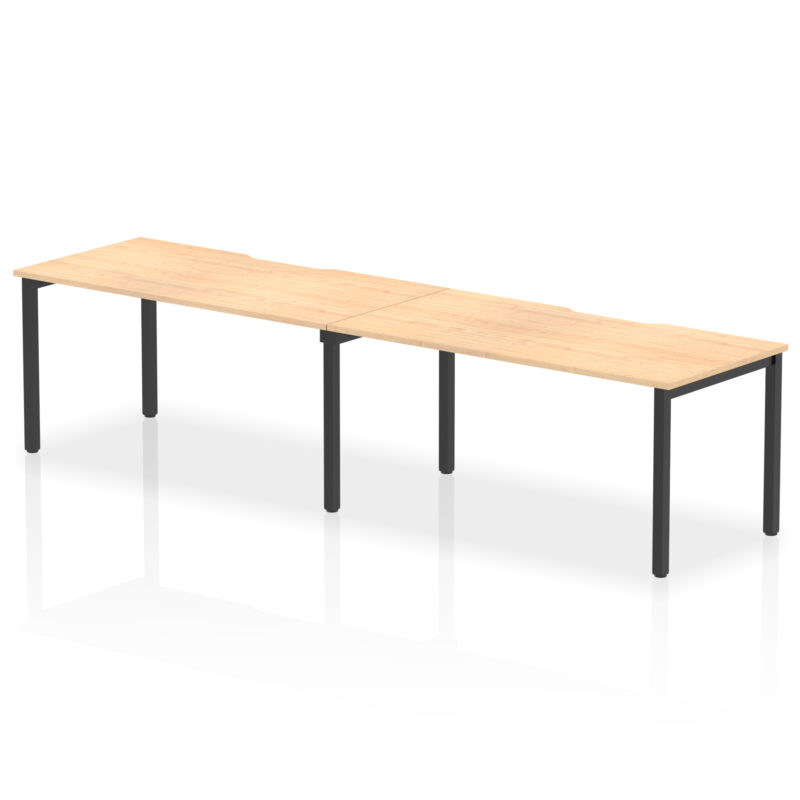 Core Plus Single Row Bench Desk - 2 Person - Image 51