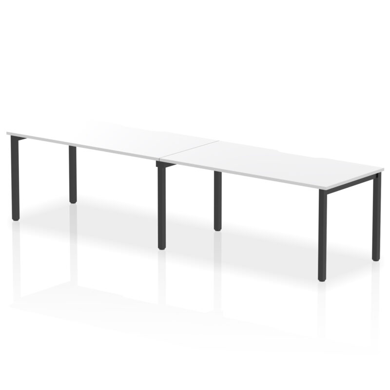 Core Plus Single Row Bench Desk - 2 Person - Image 53