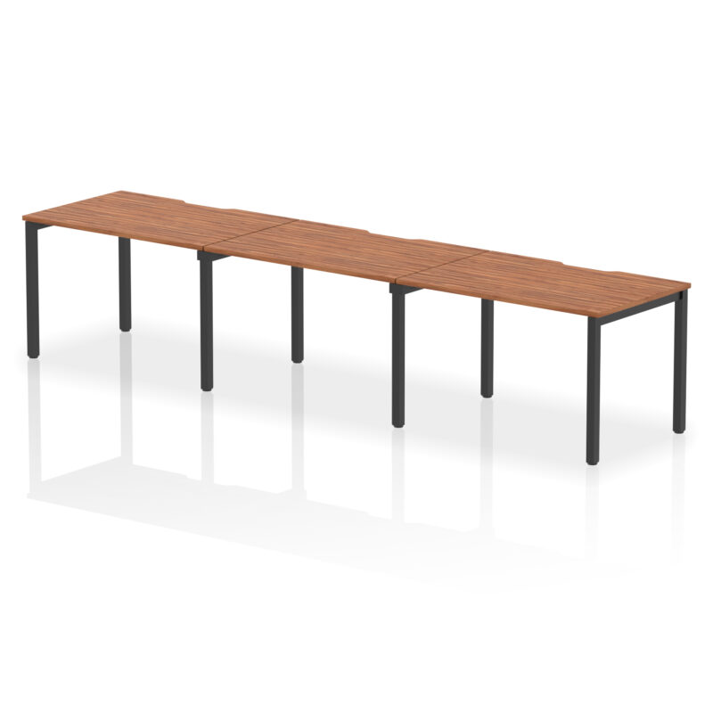 Core Plus Single Row Bench Desk - 3 Person - Image 42
