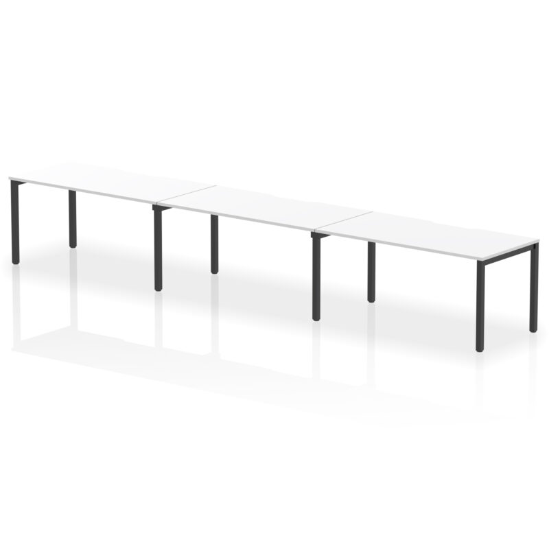 Core Plus Single Row Bench Desk - 3 Person - Image 53