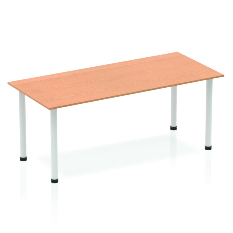 Pace 1800mm Straight Table With Post Leg - Image 19