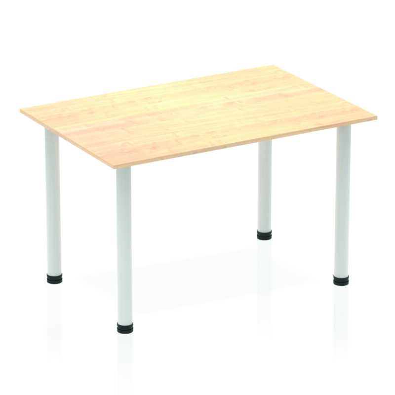 Pace 1200mm Straight Table With Post Leg - Image 14