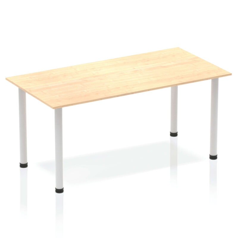 Pace 1400mm Straight Table With Post Leg - Image 14