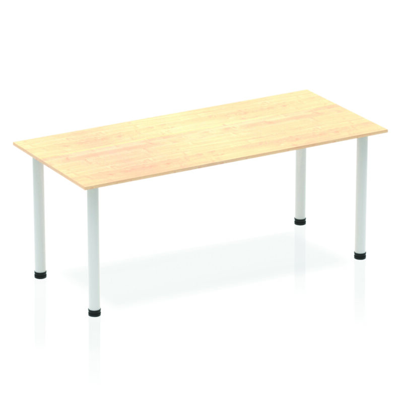 Pace 1800mm Straight Table With Post Leg - Image 14
