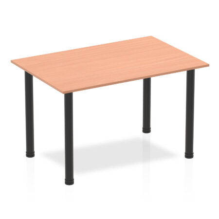 Pace 1200mm Straight Table With Post Leg