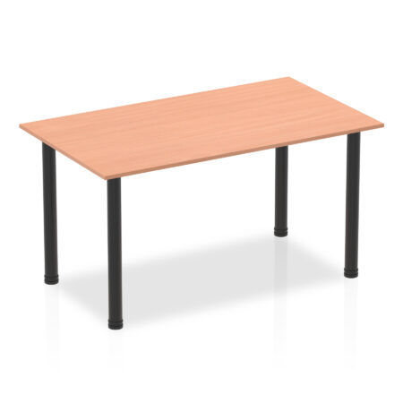 Pace 1400mm Straight Table With Post Leg