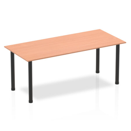 Pace 1800mm Straight Table With Post Leg