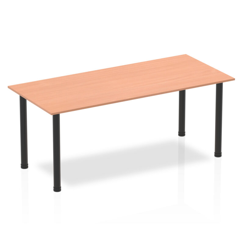 Pace 1800mm Straight Table With Post Leg
