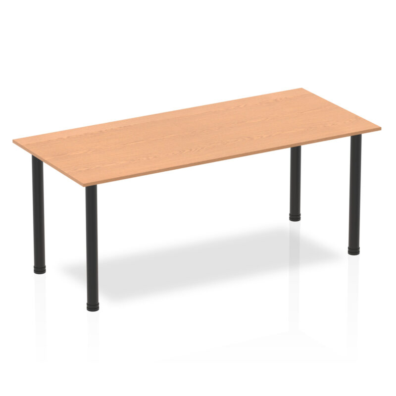 Pace 1800mm Straight Table With Post Leg - Image 16