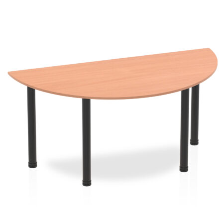 Pace Semi-Circle Table With Post Leg