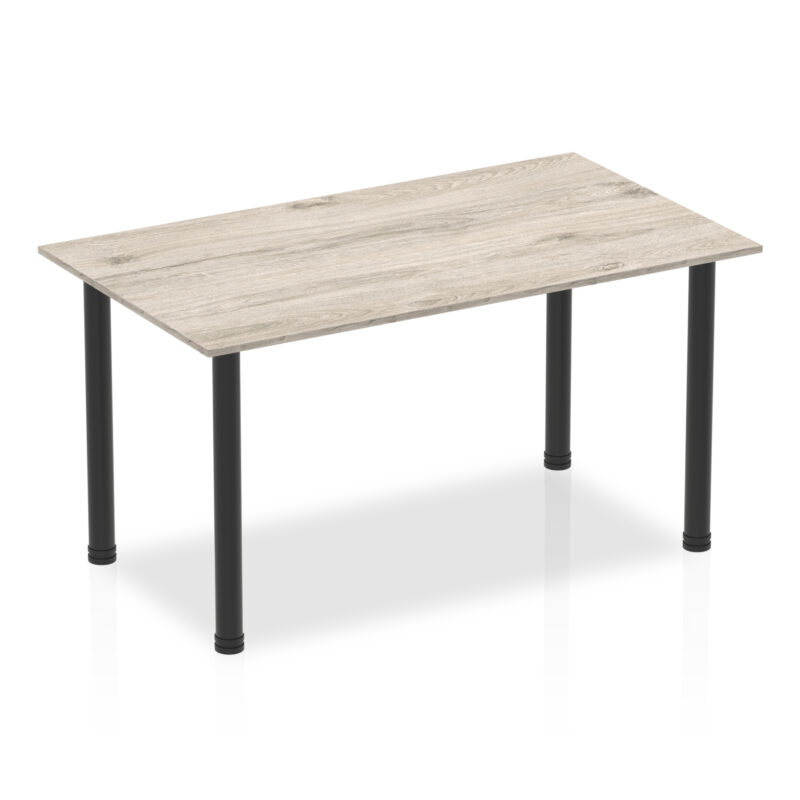 Pace 1400mm Straight Table With Post Leg - Image 6