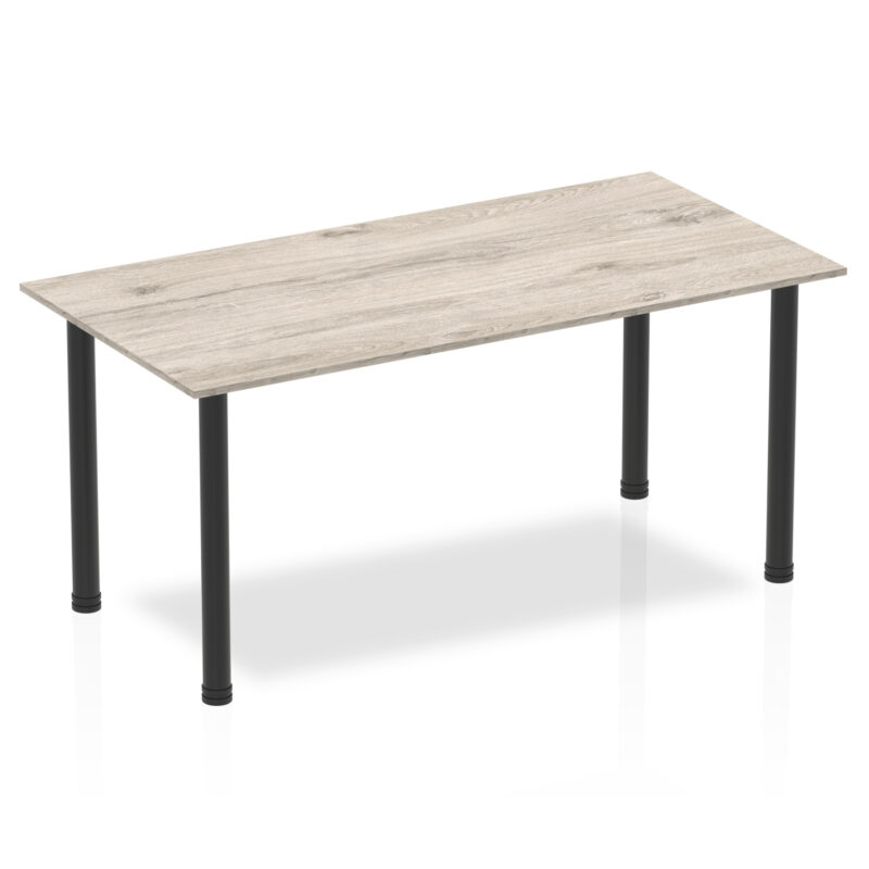 Pace 1600mm Straight Table With Post Leg - Image 6