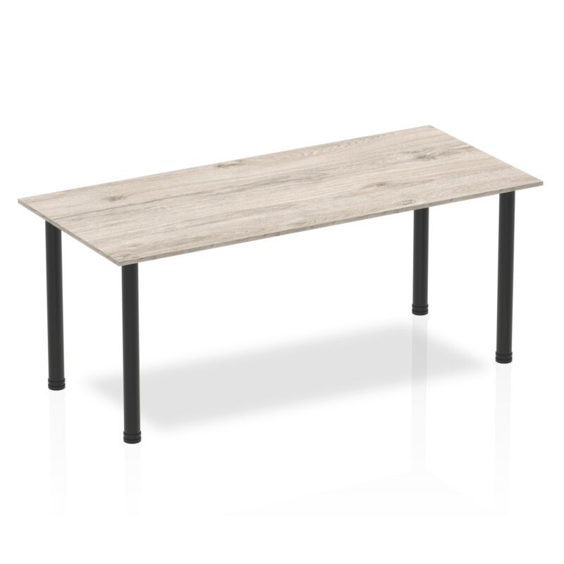 Pace 1800mm Straight Table With Post Leg - Image 6