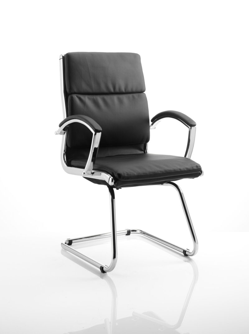 Trade Medium Back Cantilever Visitor Chair with Arms