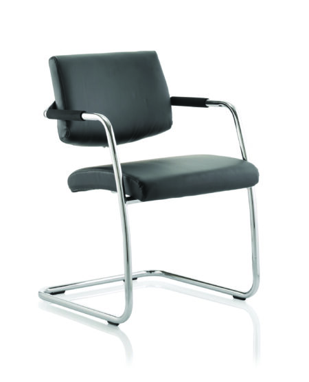 Steer Medium Back Cantilever Visitor Chair with Arms