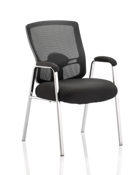 Form Medium Mesh Back (Straight Leg) Visitor Chair with Arms